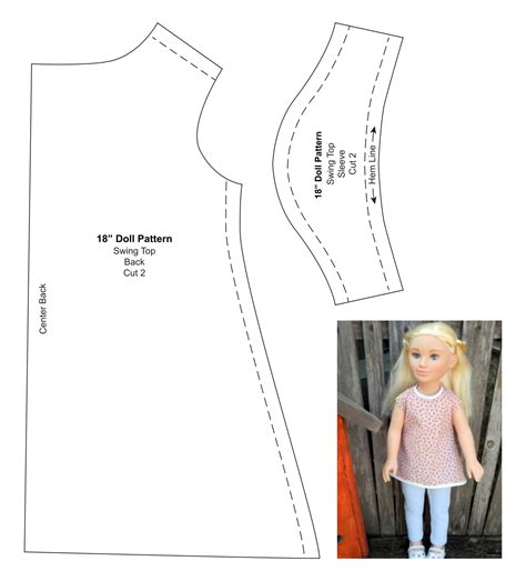 Printable Easy 18 Inch Doll Clothes Patterns